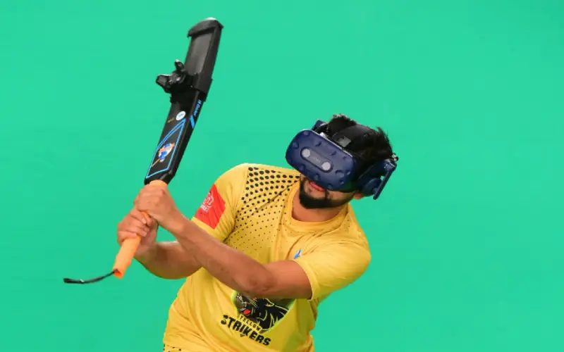 vr cricket game play