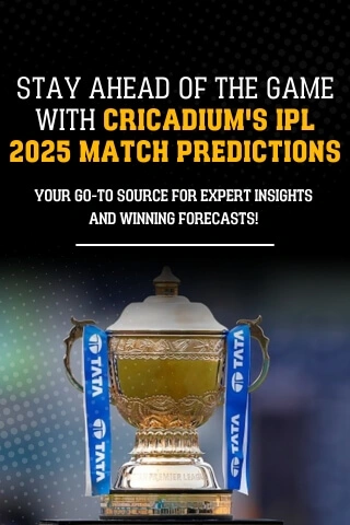 Stay ahead with Cricadium’s expert cricket predictions.